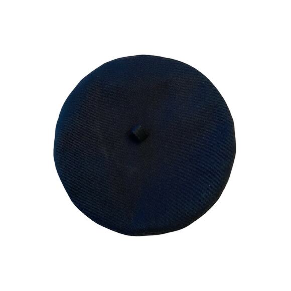 Ruslan Baginskiy Monogram Logo Embroidered French Beret Wool-Blend Preppy Sz M - Picture 4 of 11